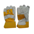 Cow Split Leather Half Reinforced Palm Work Glove-3084